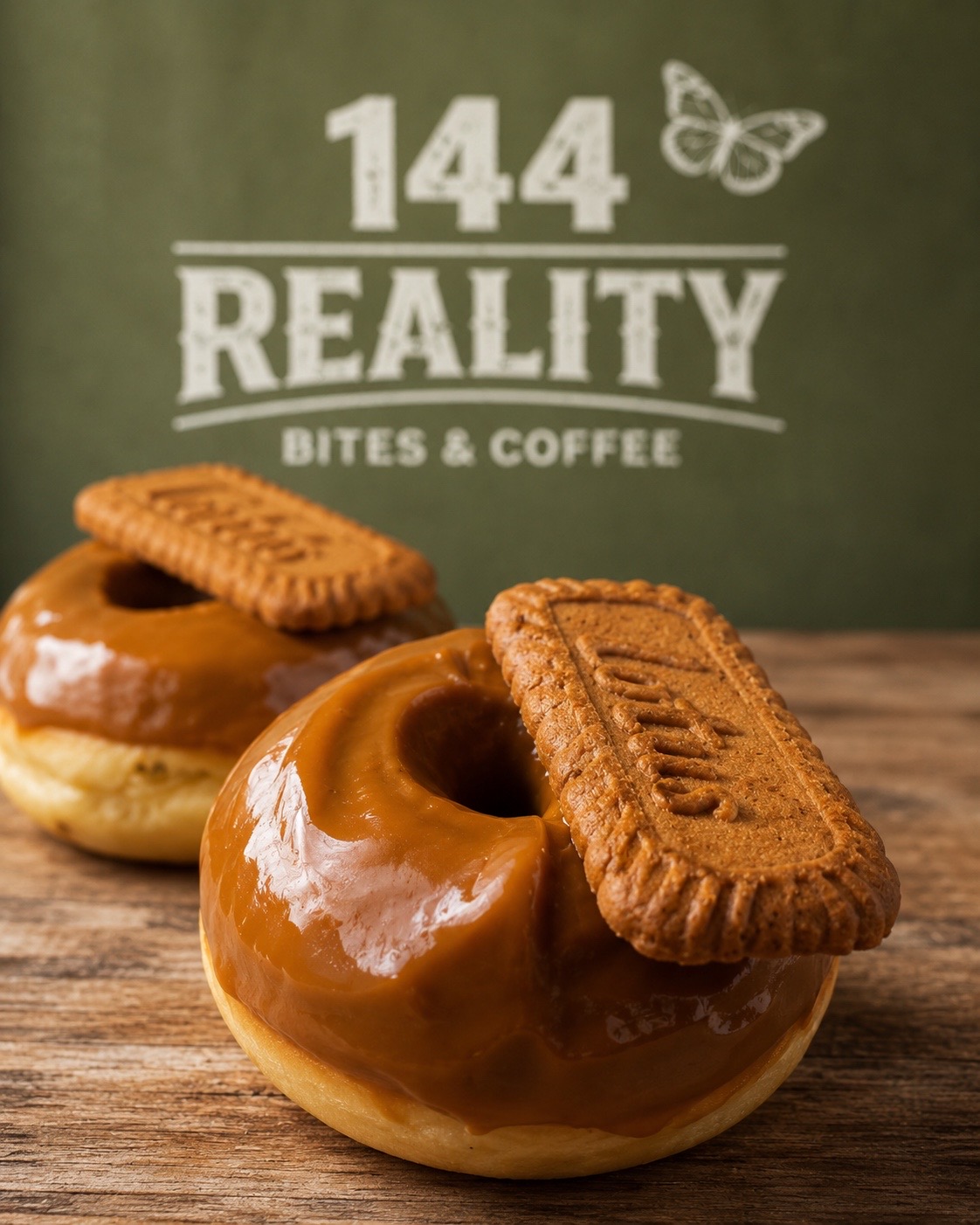 Donas con crema de galleta Lotus